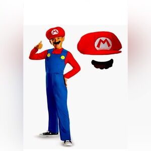 Kids Nintendo Super Mario Brothers Costume